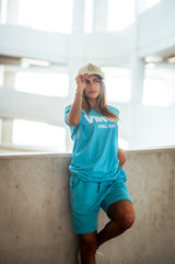 VINYL Βερμουδα Μονοχρωμη Γαλαζια - Authentic Shorts