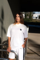 VINYL Μπλουζα Λευκη - T-Shirt Oversized Polyester