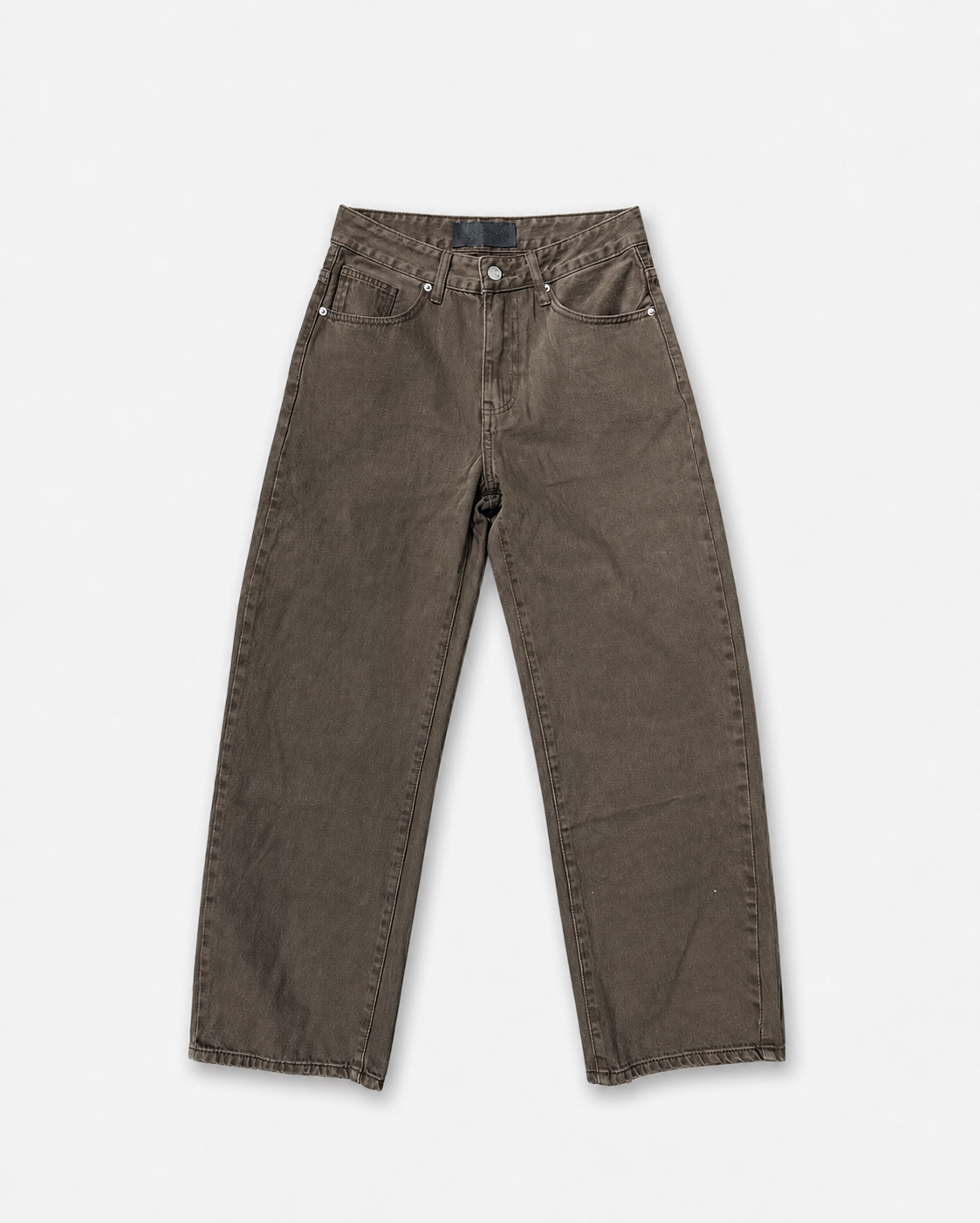 Straight fit jeans Brown