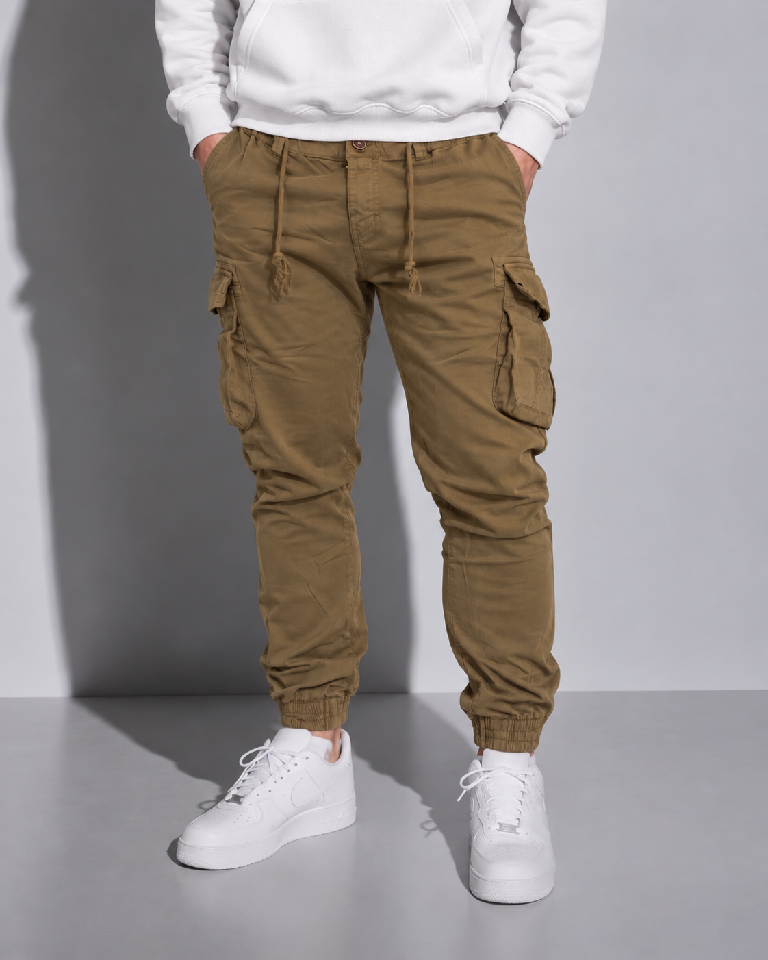 Utility Cargo Joggers camel