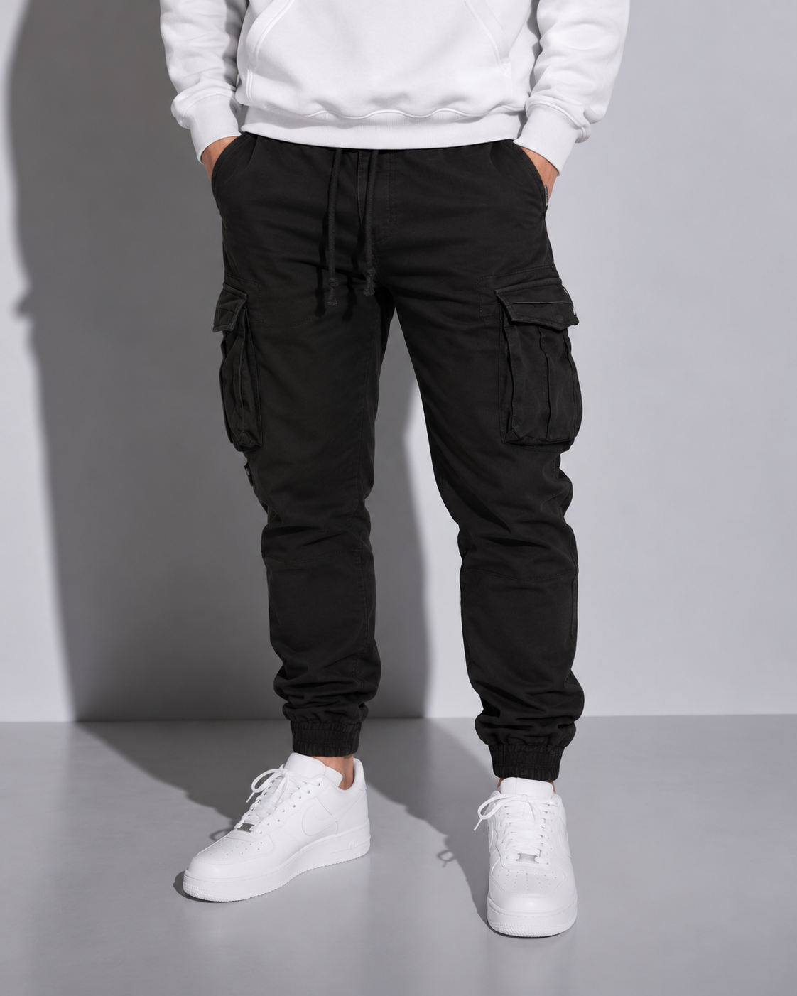 Utility Cargo Joggers black