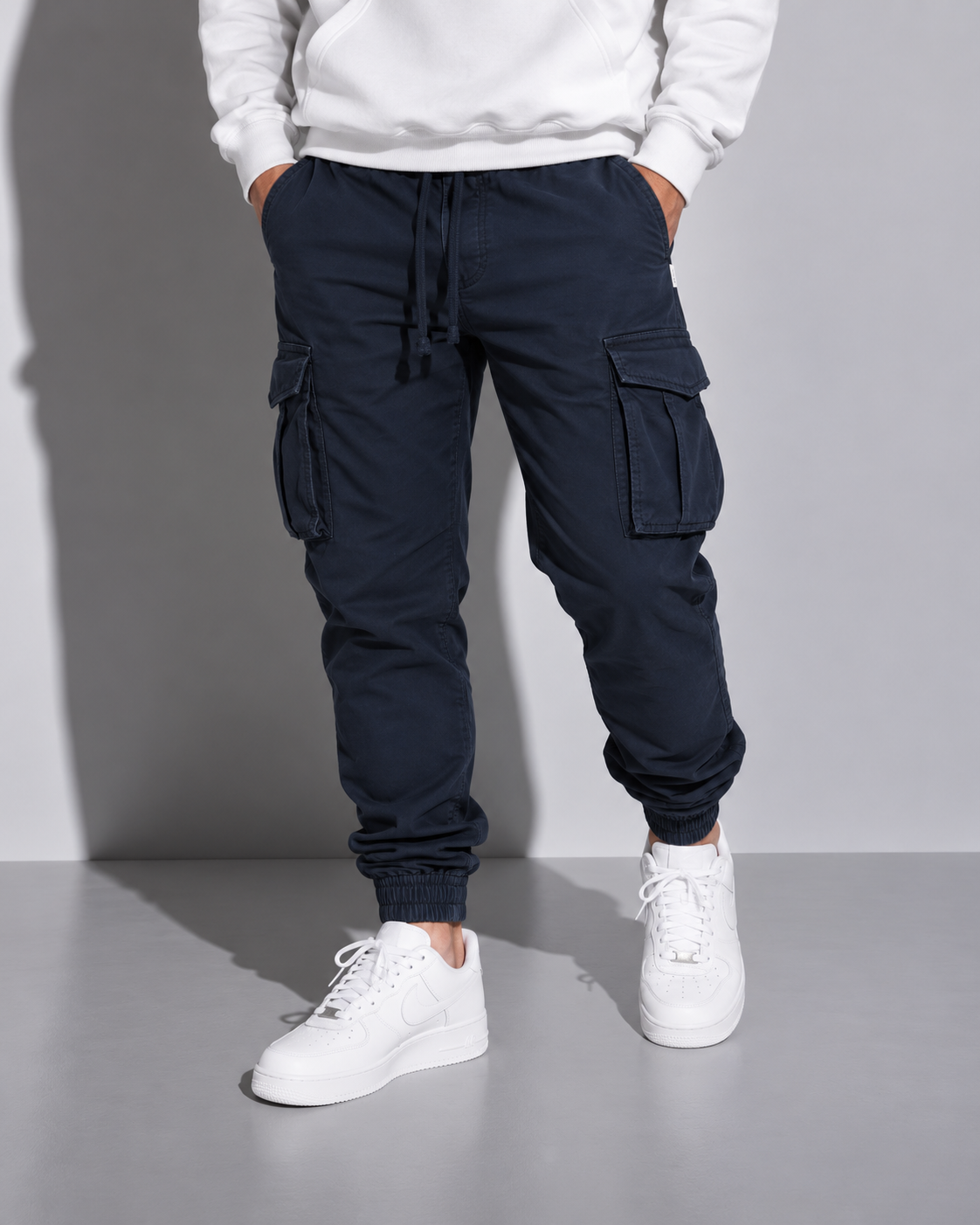 Utility Cargo Joggers navy blue