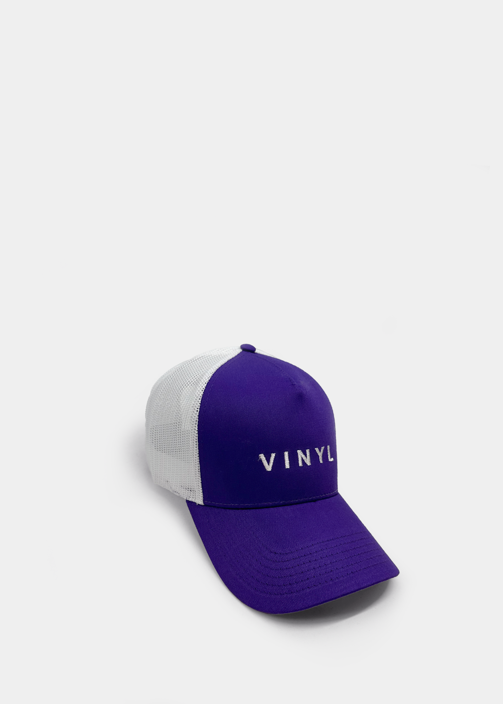 Vinyl καπελo μωβ με κεντημα - crafted logo baseball cap