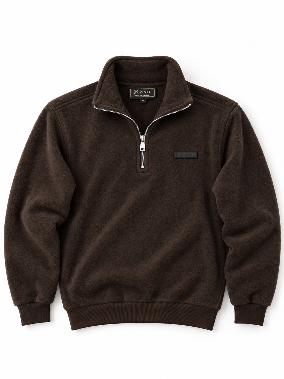 Essential Half-Zip Fleece brown