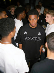 Flow district t-shirt black - oversized fit