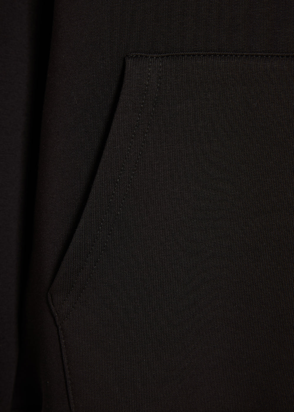 Vinyl φουτερ μαυρο με τυπωμα cotton regular fit - iconic sleeve hoodie
