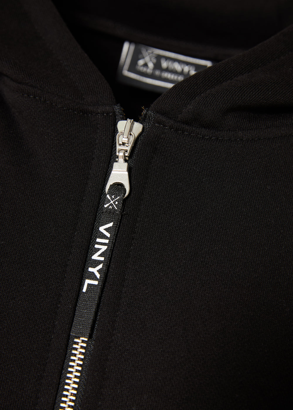 Vinyl ζακετα μαυρη premium cotton oversized - signature move jacket