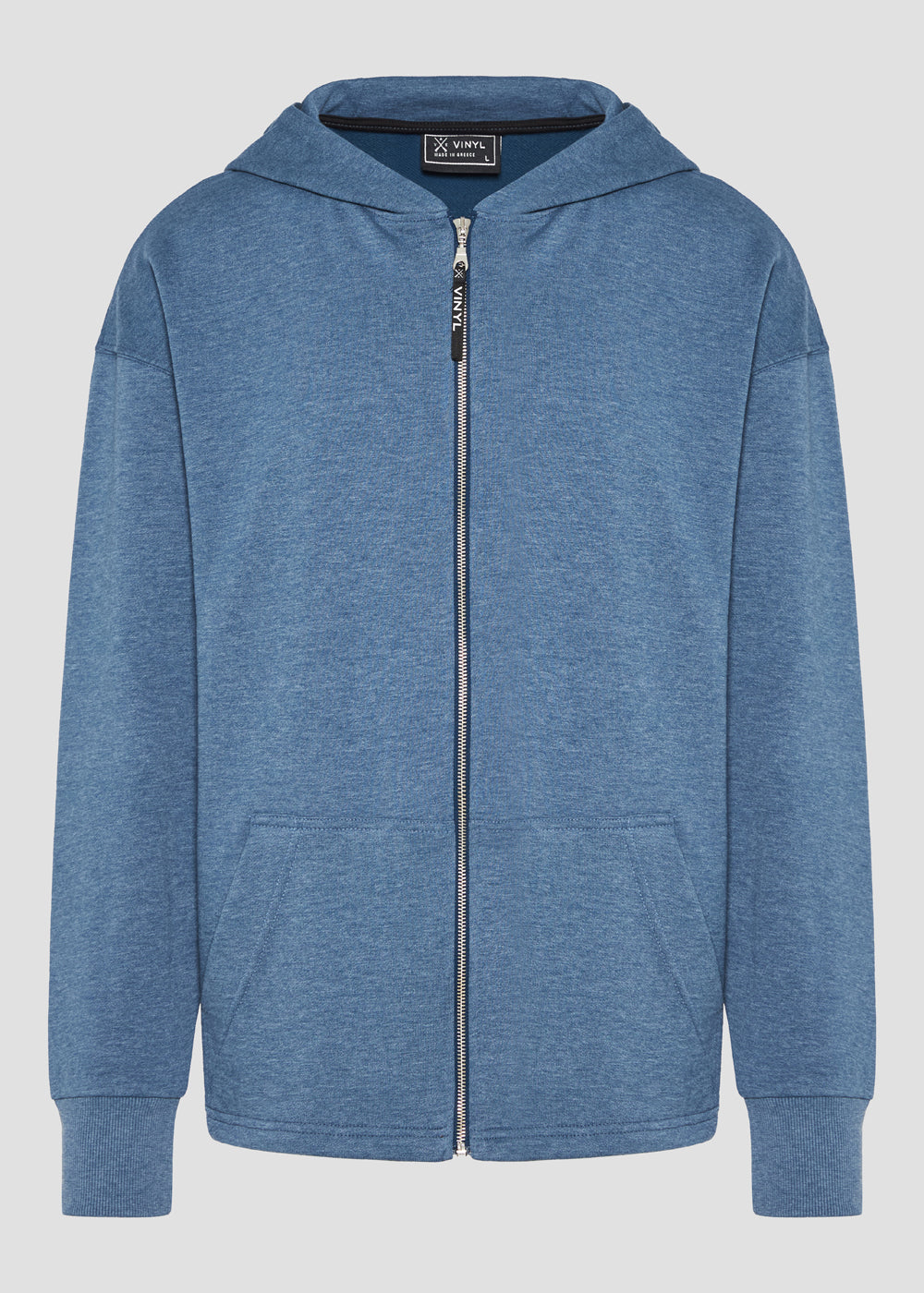 Vinyl ζακετα μπλε premium cotton oversized - signature move jacket