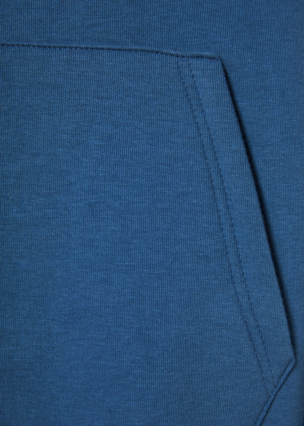 Vinyl φουτερ μπλε cotton oversized - emblem hoodie