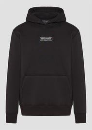 Vinyl φουτερ μαυρο με τυπωμα cotton regular fit - urban code hoodie