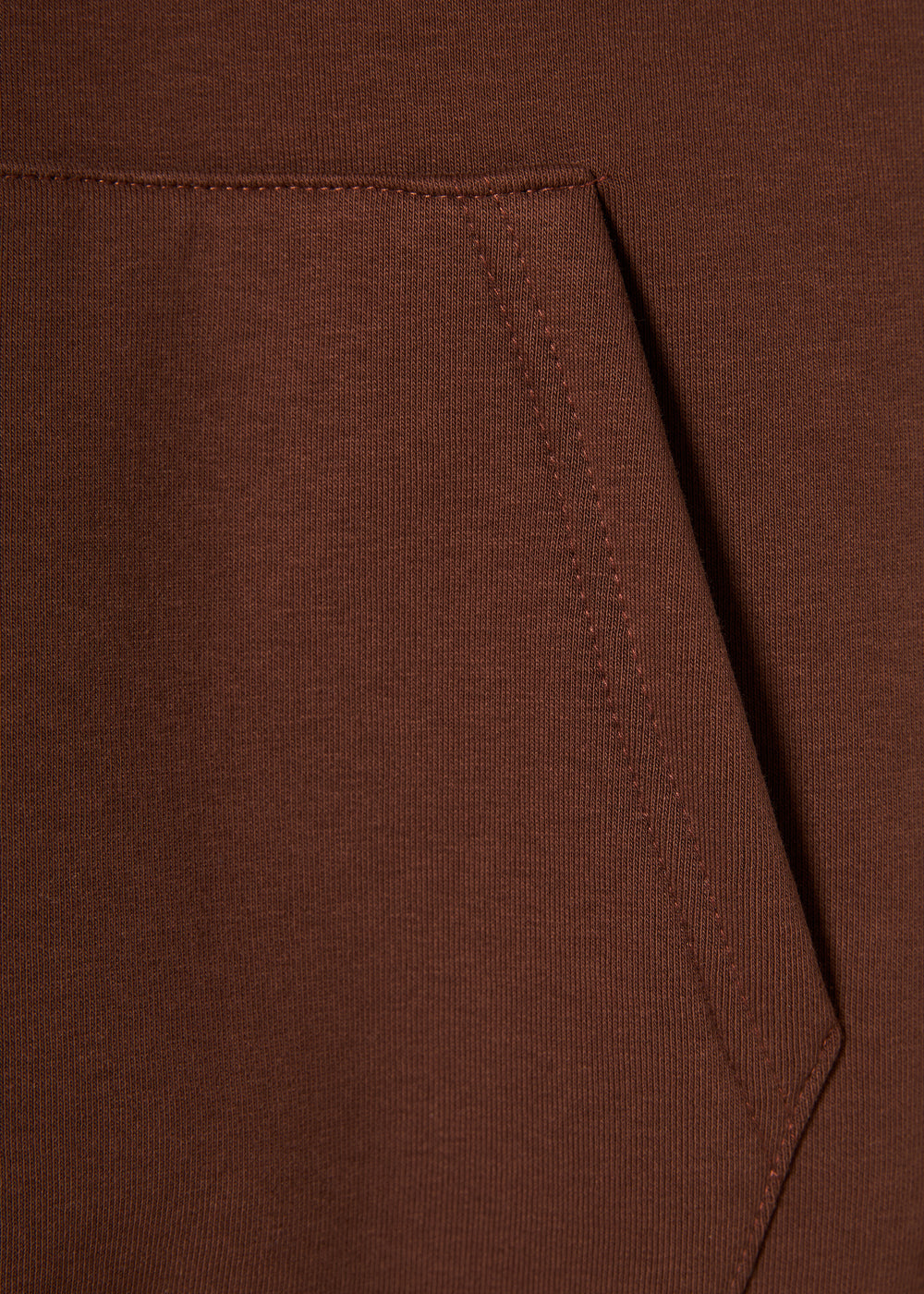 Vinyl φουτερ καφε cotton oversized - emblem hoodie