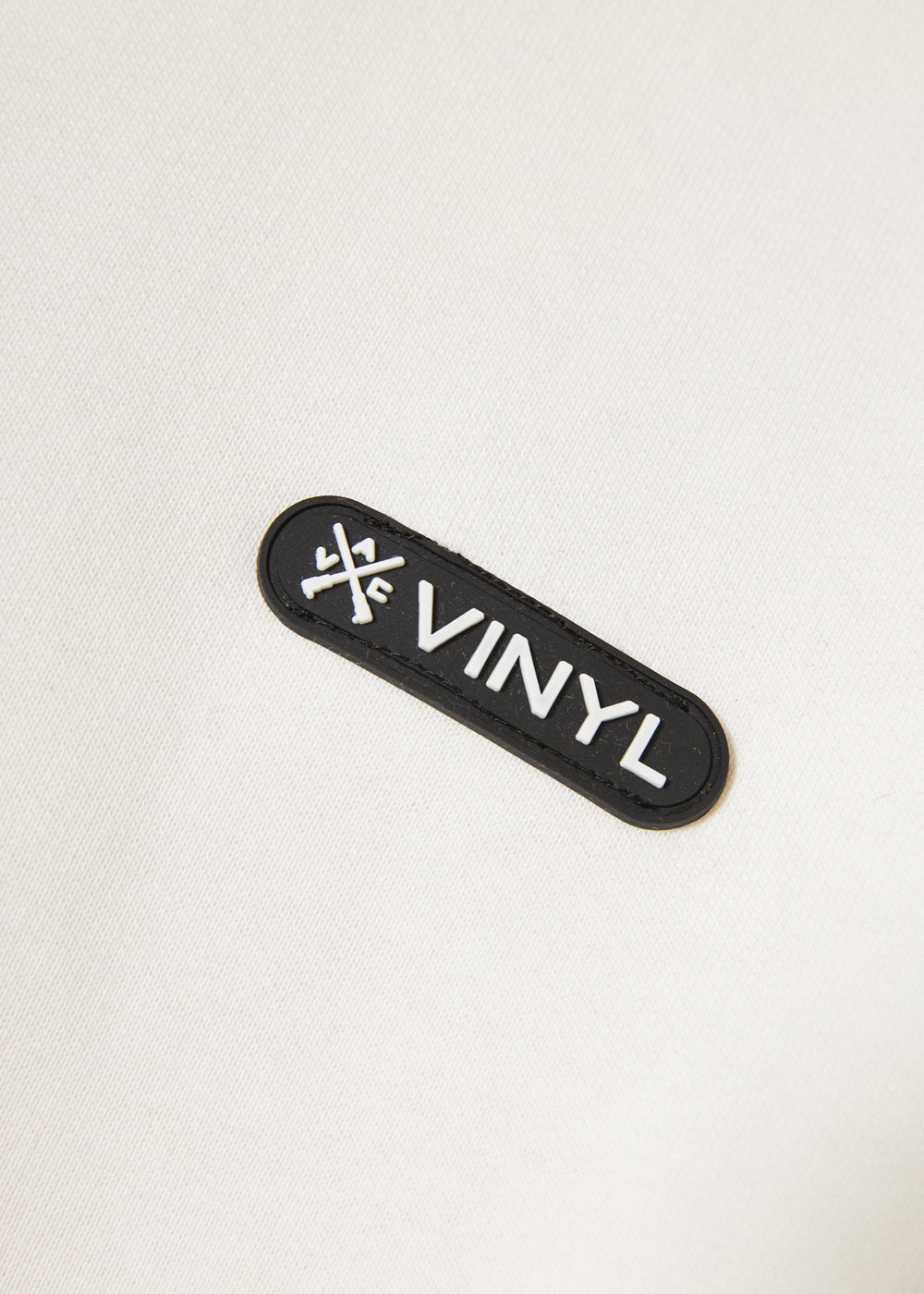 Vinyl σετ φορμας ασπρο cotton oversized fit - emblem white set