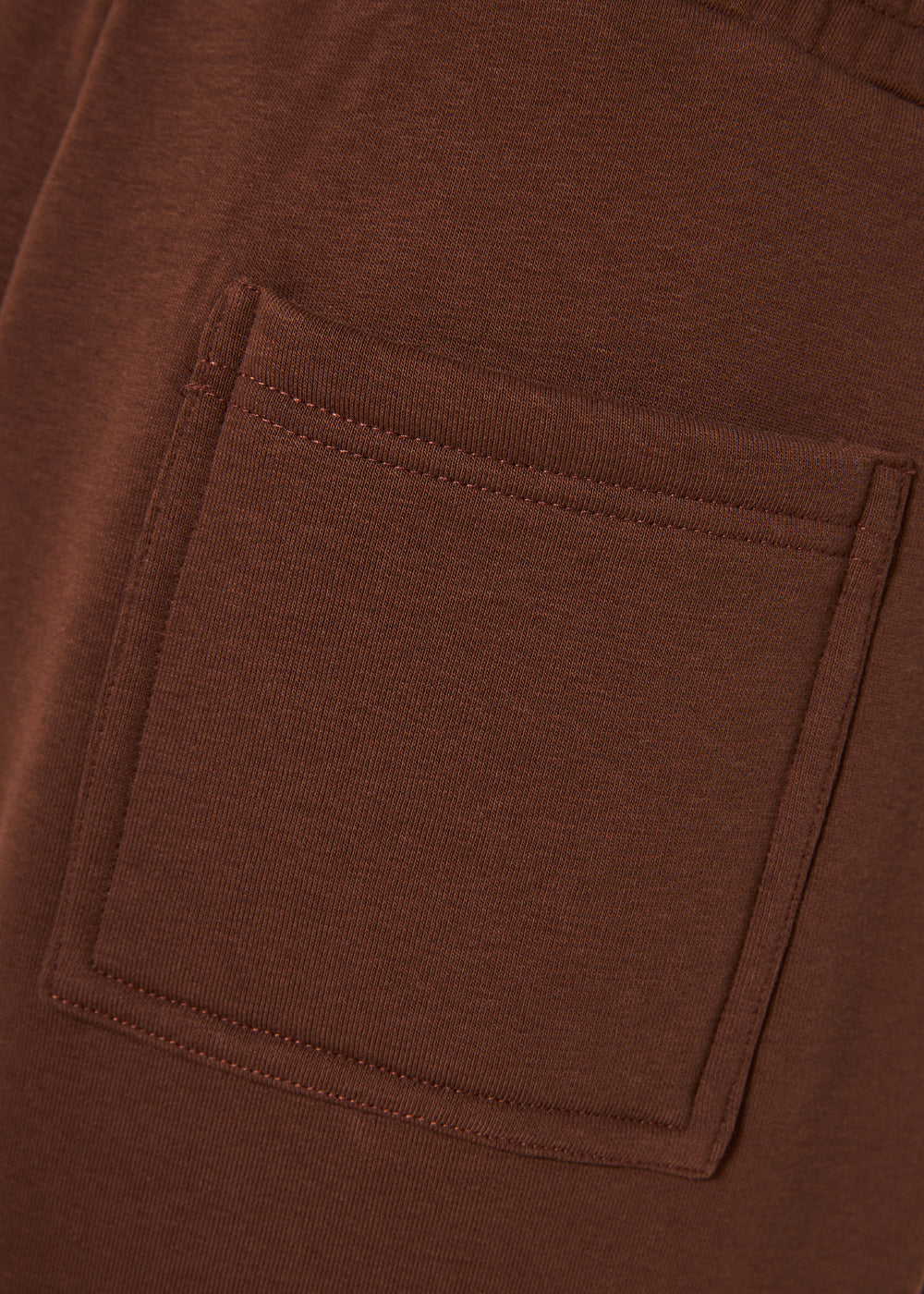 Vinyl φορμα παντελονι καφε cotton relaxed fit - emblem sweatpants