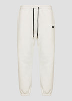 Vinyl φορμα παντελονι λευκό cotton relaxed fit - emblem sweatpants