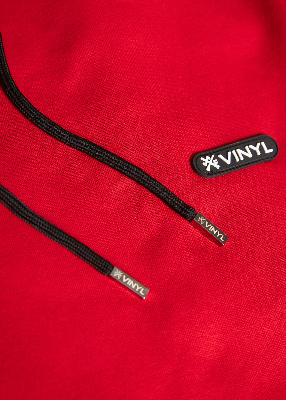 Vinyl φορμα παντελονι κοκκινο cotton relaxed fit - emblem sweatpants