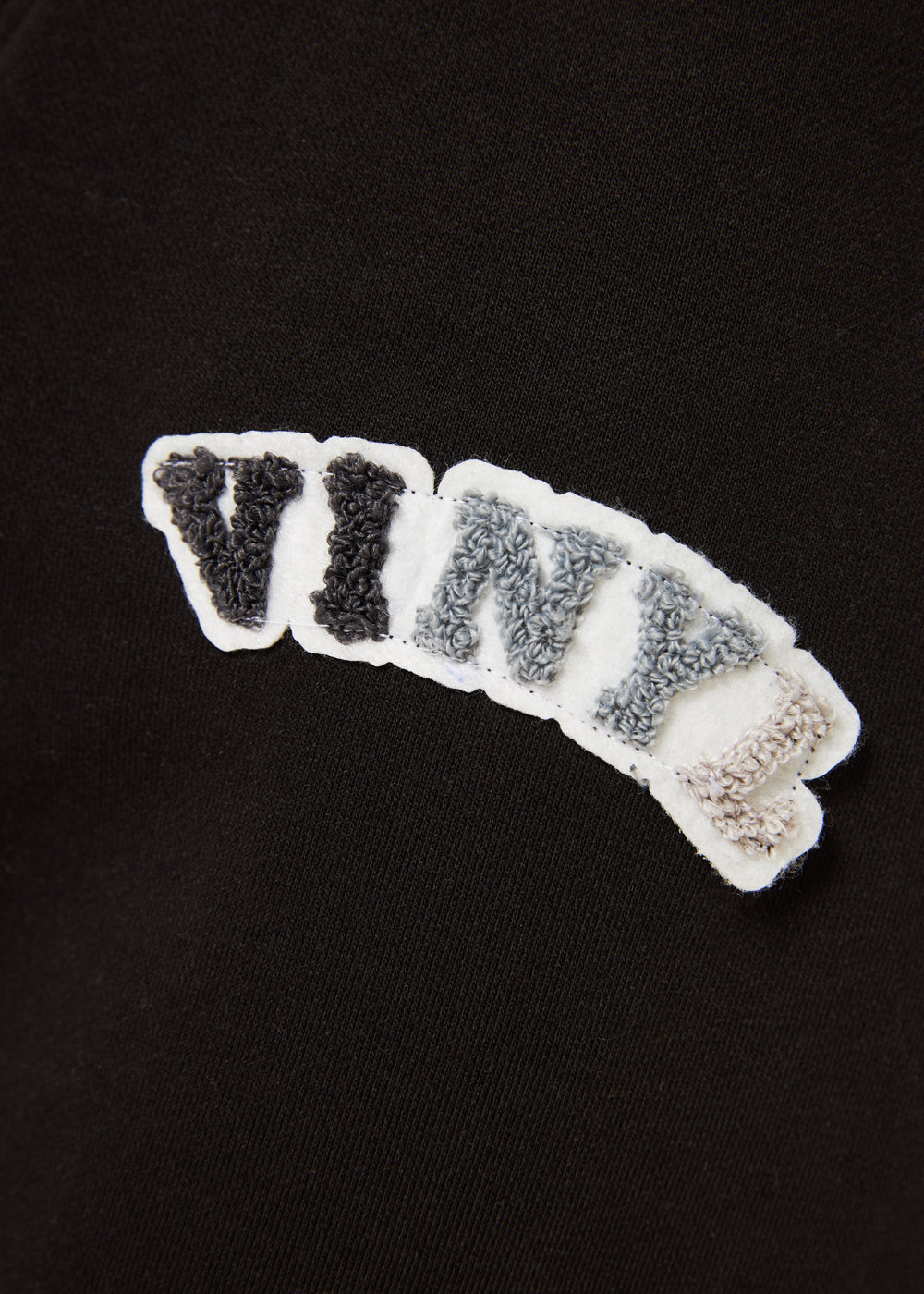 Vinyl μαυρο σετ με patch cotton regular fit - puff logo set