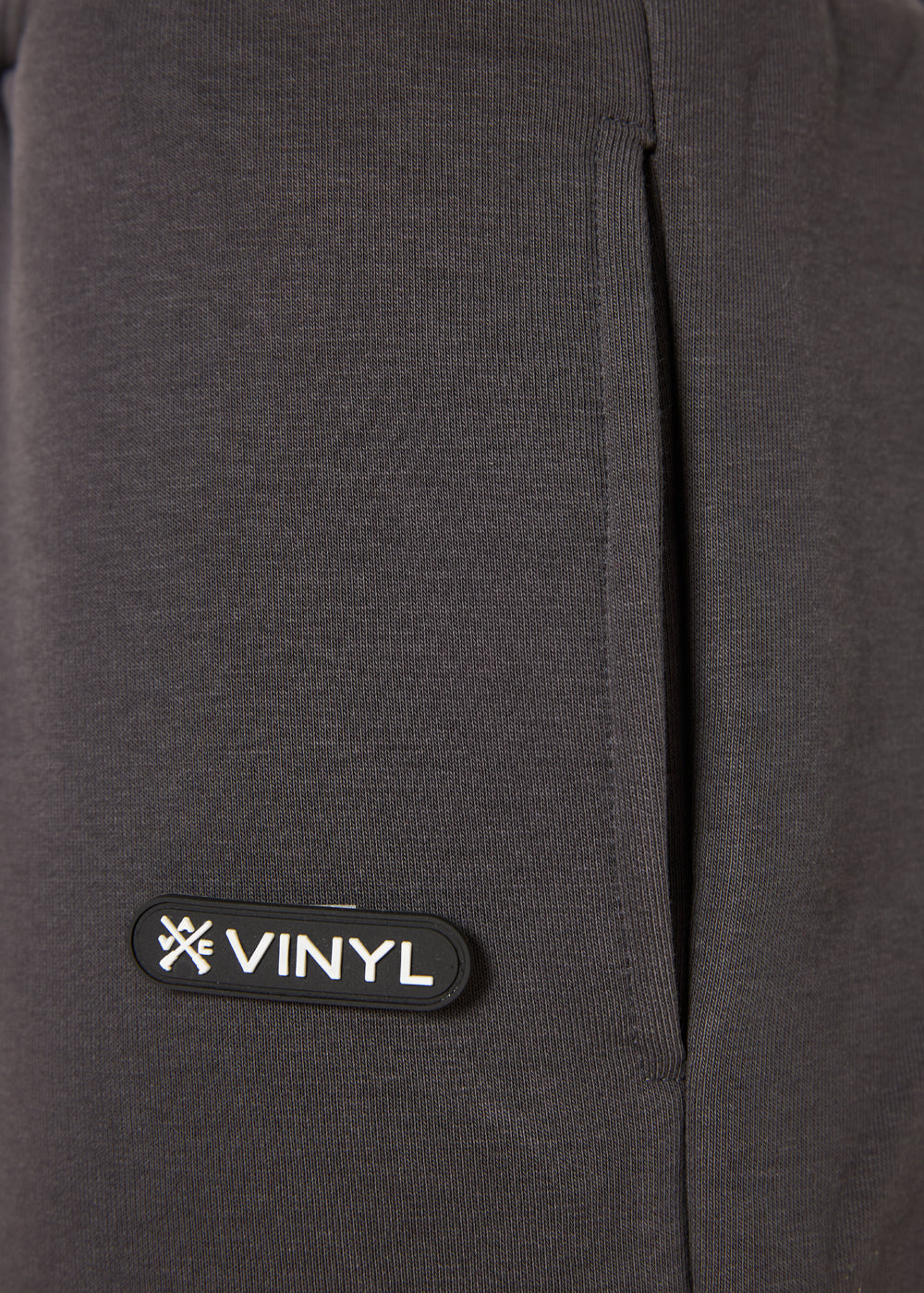 Vinyl σετ φορμας γκρι cotton oversized fit - emblem grey set