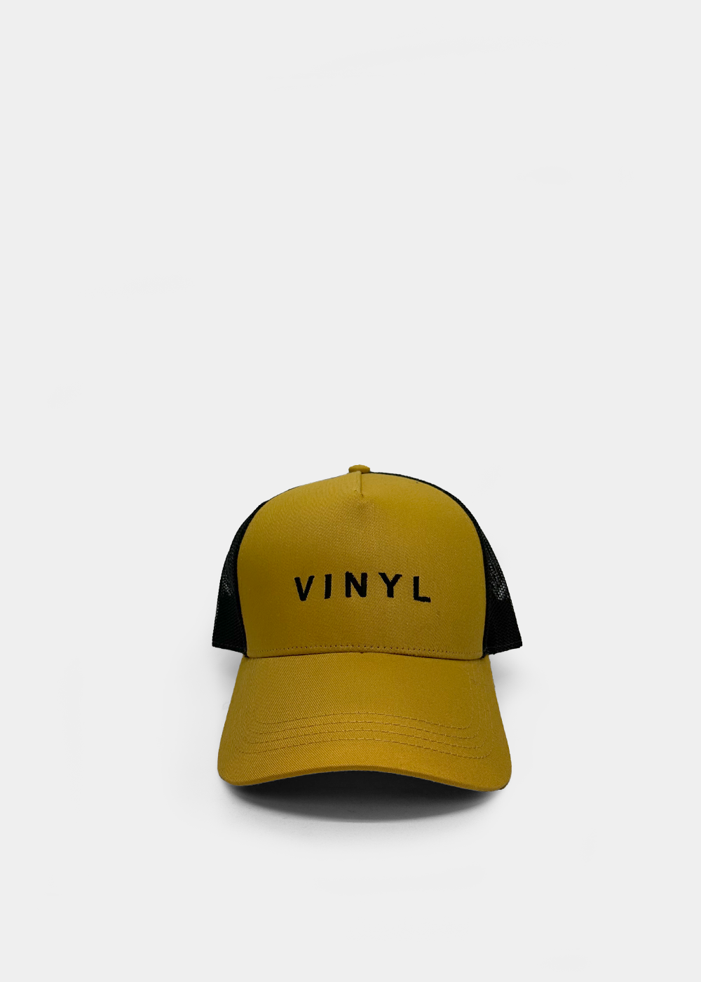 Vinyl καπελo κιτρινο με κεντημα - crafted logo baseball cap