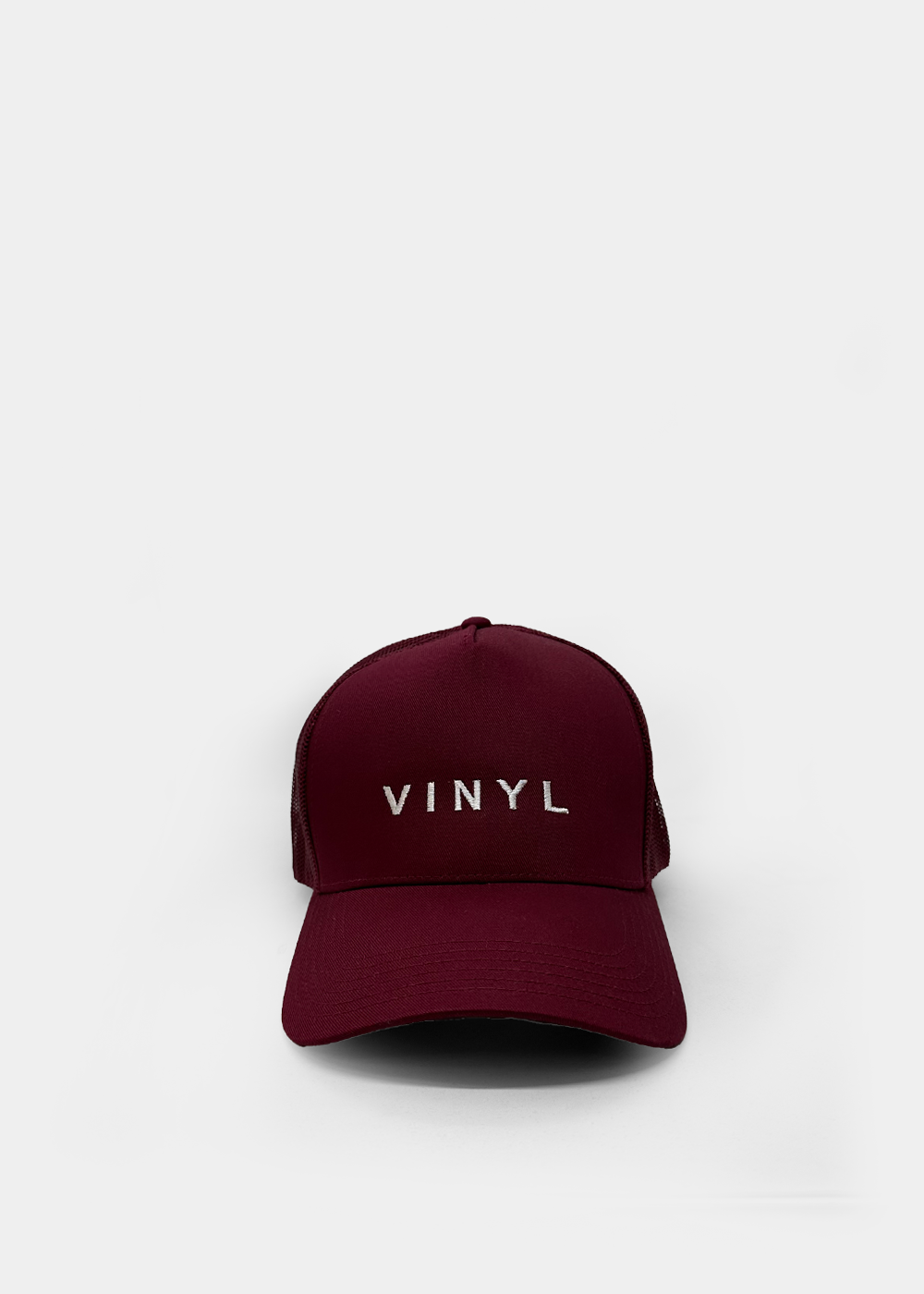 Vinyl καπελο μπορντο με κεντημα - crafted logo baseball cap
