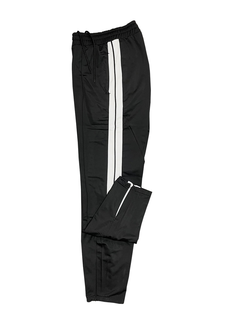 VINYL Φόρμα μαύρη- Striped Track Pants