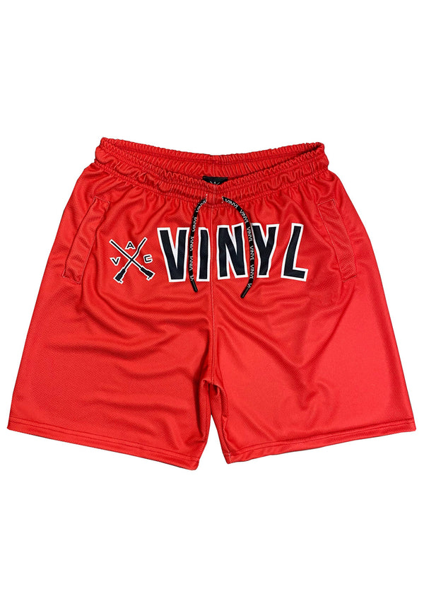 VINYL Βερμουδα με Τυπωμα Κοκκινο - Big Logo Shorts