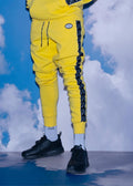 Vinyl φορμα με τρεσα κιτρινη cotton regular fit ανδρικη