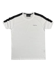 VINYL Μπλουζα με Τρεσα Λευκο - T-Shirt With Tape
