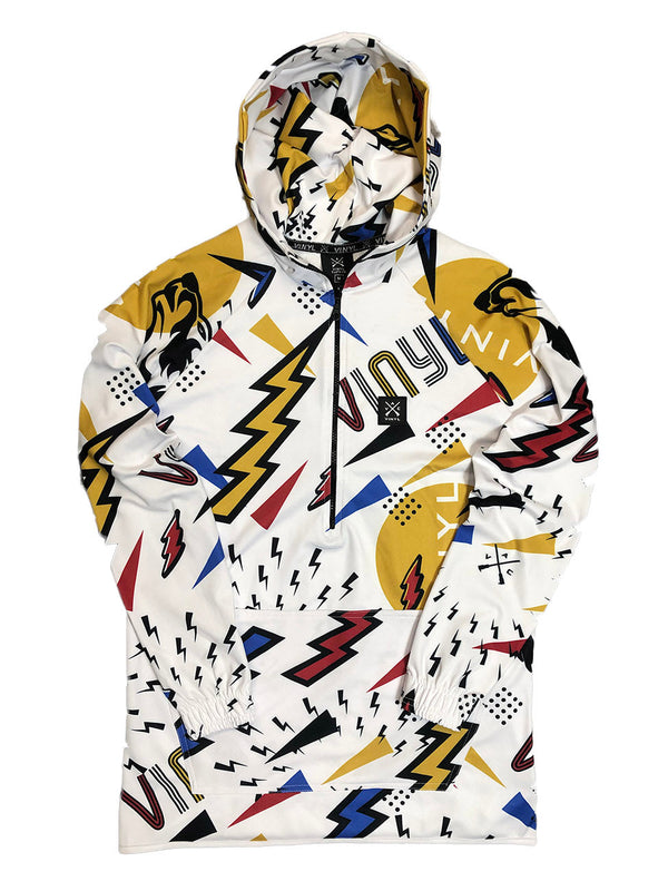 VINYL Φούτερ Lycra λευκό - Lightning bolt hoodie