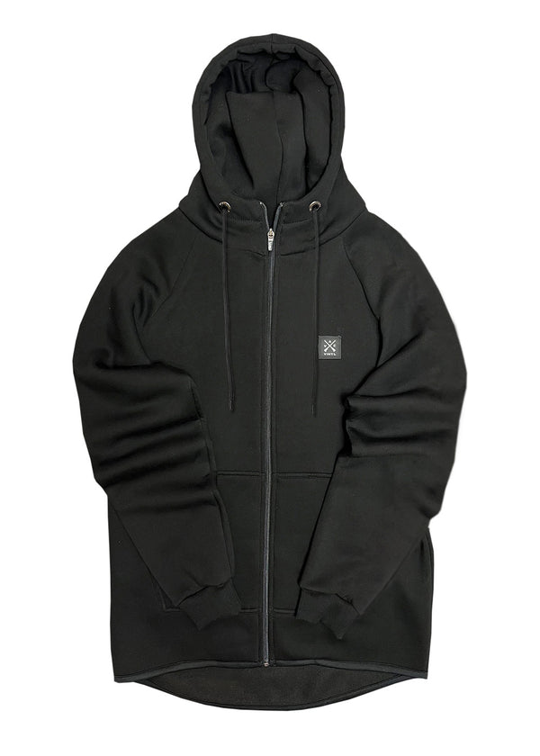 VINYL Ζακέτα Μαύρο - Full-zip hoodie Authentic