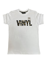 VINYL Μπλουζα με Τυπωμα Λευκή - Empossed Print T-Shirt