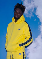 Vinyl φουτερ κιτρινο με τρεσα cotton regular fit ανδρικο