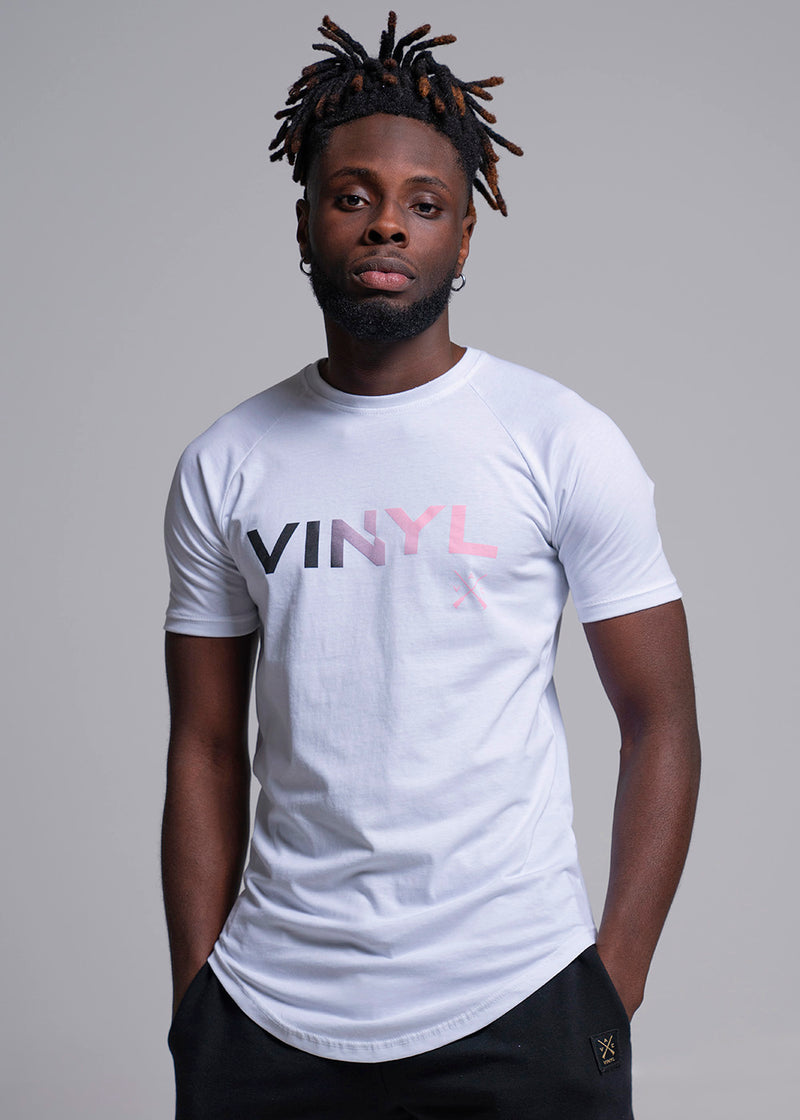 VINYL μπλουζα με ombre λογοτυπο λευκο - Ombre Logo T-shirt