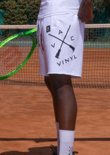 VINYL Βερμουδα με Τυπωμα Λευκο - Cross Logo Shorts