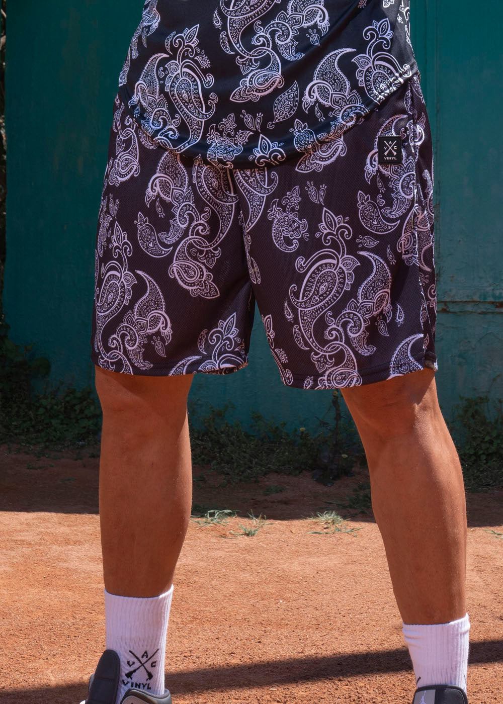 VINYL ΒΕΡΜΟΥΔΑ ΕΜΠΡΙΜΕ POLYESTER REGULAR FIT ΑΝΔΡΙΚΗ