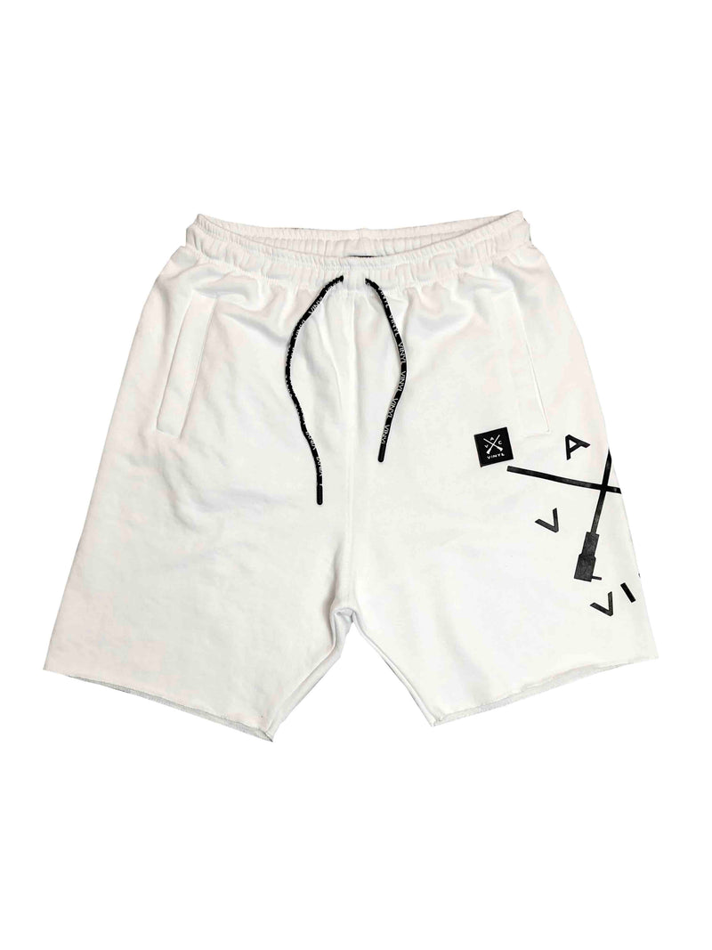 VINYL Βερμουδα με Τυπωμα Λευκο - Cross Logo Shorts